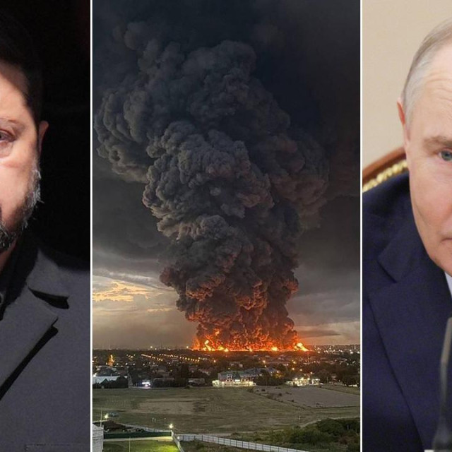 Volodimir Zelenski; udar na ruski logistički kompleks WildBerries; Vladimir Putin
