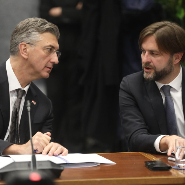 Predsjednik Vlade Andrej Plenković i ministar financija Tomislav Ćorić
