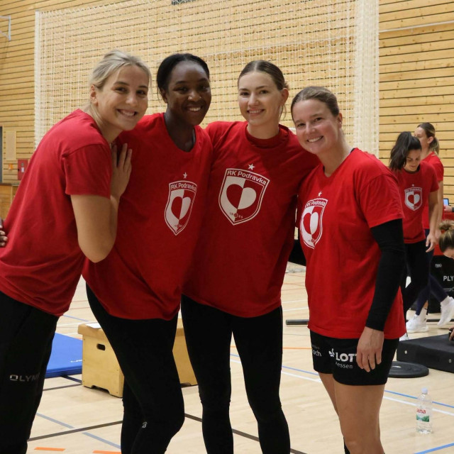 Klara Birtić, Aissatou Kouyate, Katarina Pandža i Amelie Berger