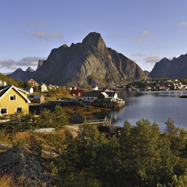 Otok Lofoten na sjeveroistoku Norveške