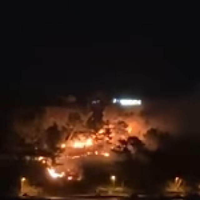 Požar u Podstrani