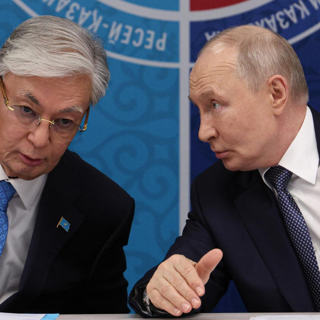 Kasim-Žomart Tokaev i Vladimir Putin