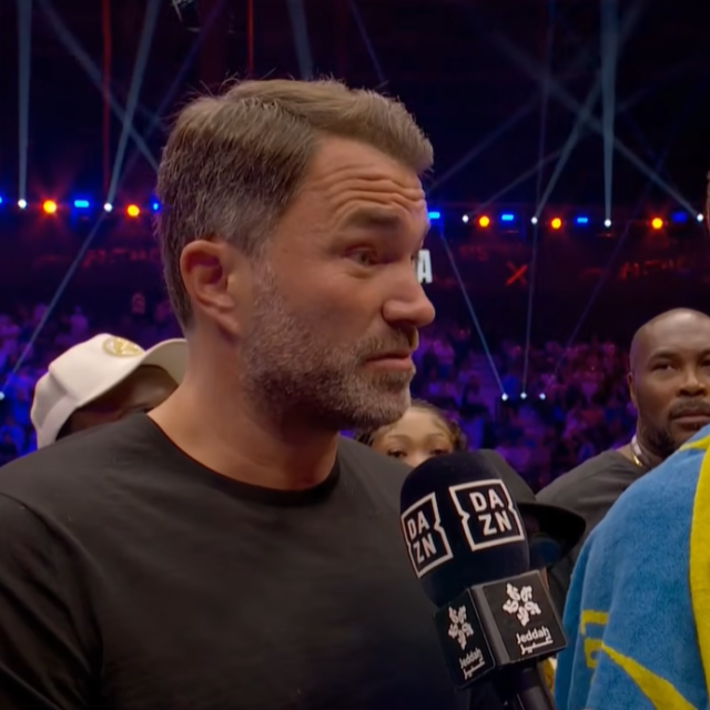 Eddie Hearn (lijevo) i Anthony Joshua (desno)