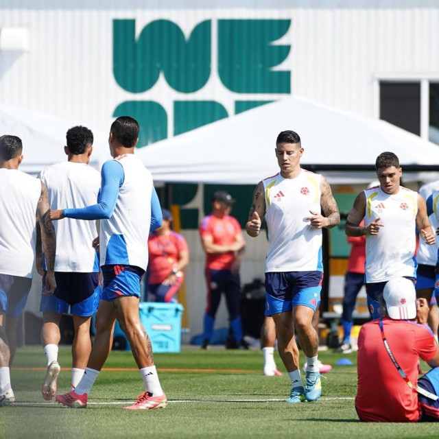 James Rodriguez tijekom treninga kolumbijske reprezentacije