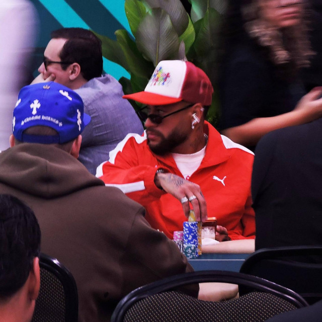 Neymar Jr. na turniru u pokeru u Sao Paolu