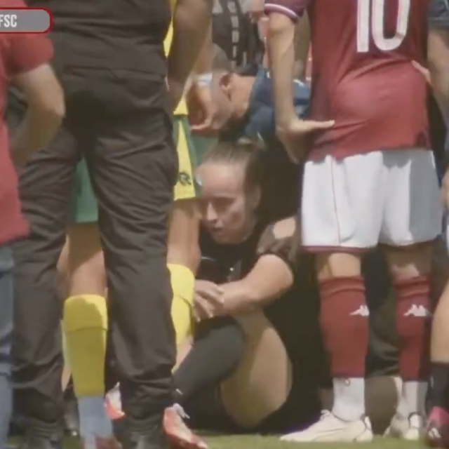 Mathilde Demoncay nakon što je malo došla k sebi
