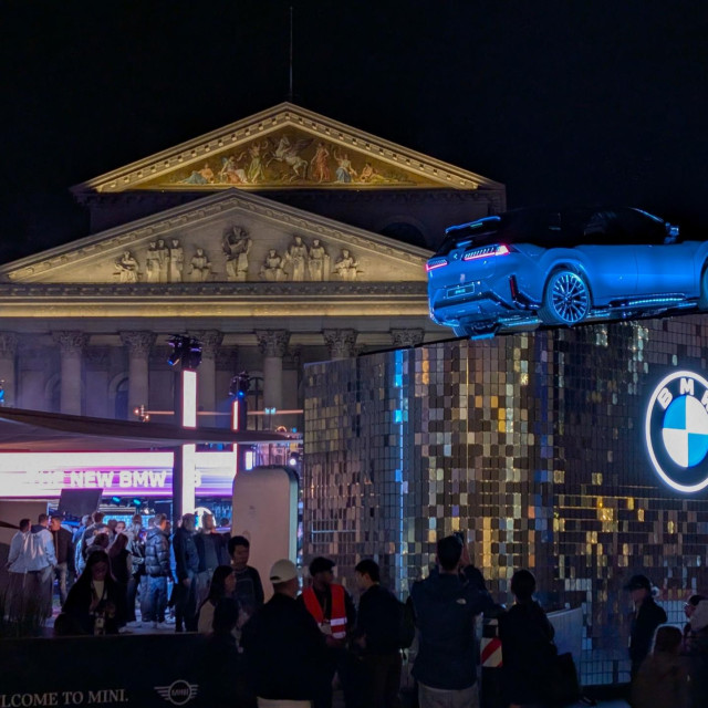 BMW izložbeni prostor, ilustracija