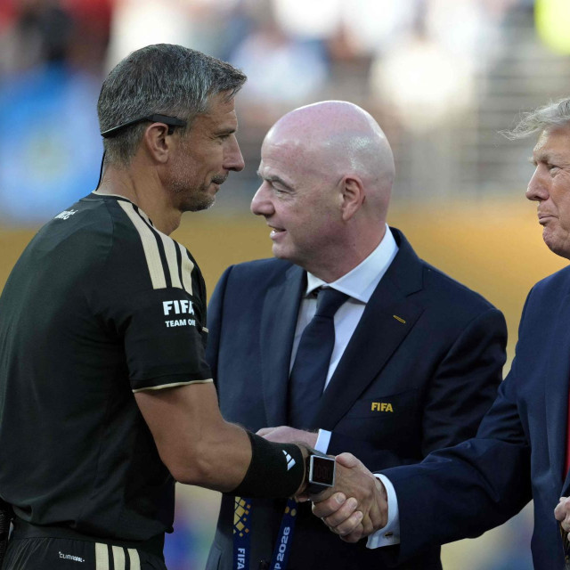 Slavko Vinčić, Gianni Infantino i Donald Trump