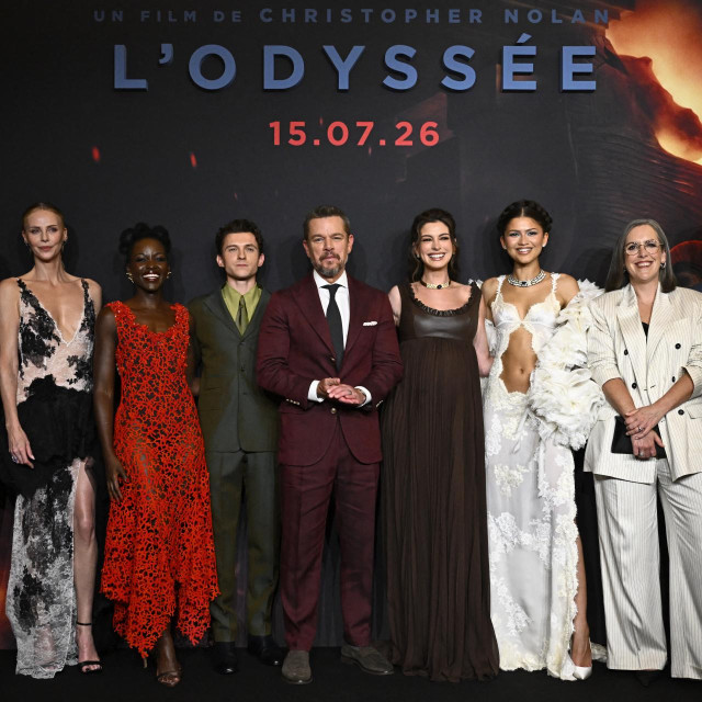 John Leguizamo, Charlize Theron, Lupita Nyong‘O, Tom Holland, Matt Damon, Anne Hathaway, Zendaya, Emma Thomas i Christopher Nolan