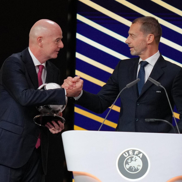 Gianni Infantino i Aleksander Čeferin, predsjednici Fife i Uefe