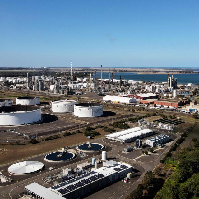 Geelong rafinerija, jedna od dvije preostale rafinerije u Australiji