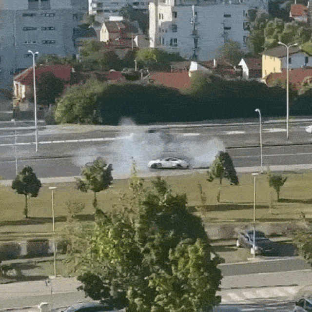 Snimka driftanja na Slavonskoj