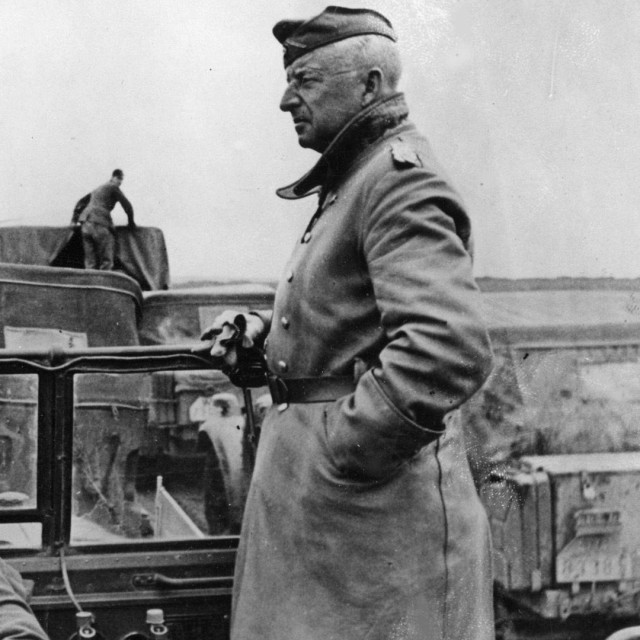 Erich von Manstein, snimljen na Istočnoj fronti
