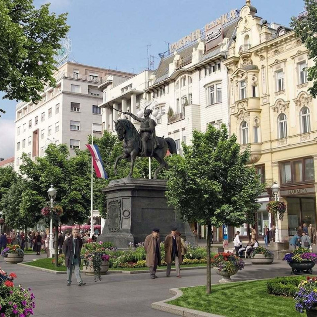 Prijedlog ozelenjavanja glavnog zagrebačkog trga.