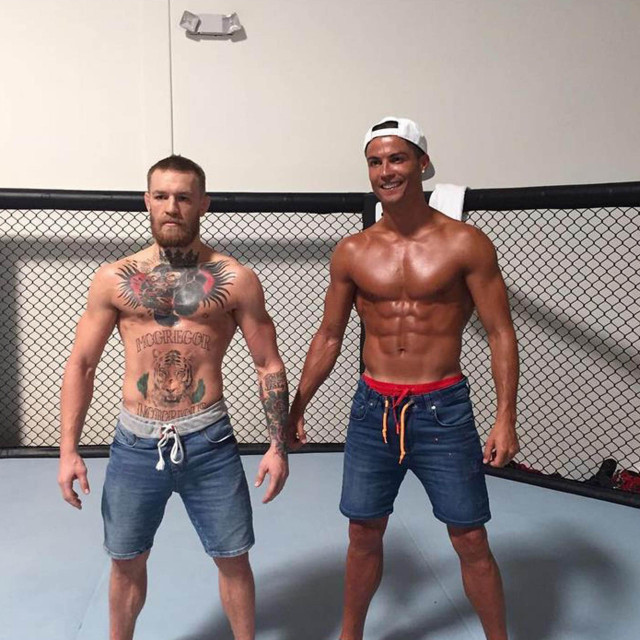 Conor Mcgregor i Cristiano Ronaldo 
 