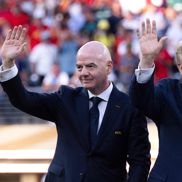 Gianni Infantino i Donald Trump