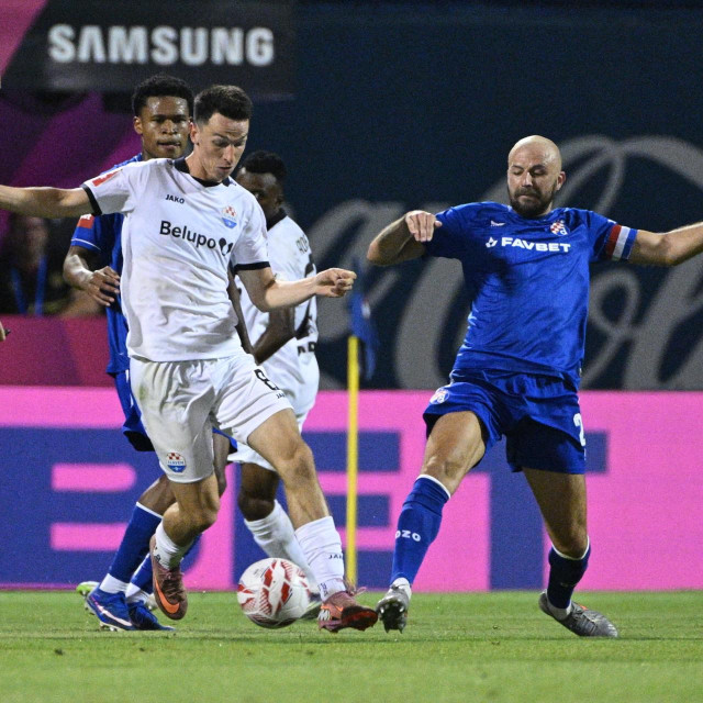 Lovro Banovec (Slaven Belupo) i Josip Mišić (Dinamo)