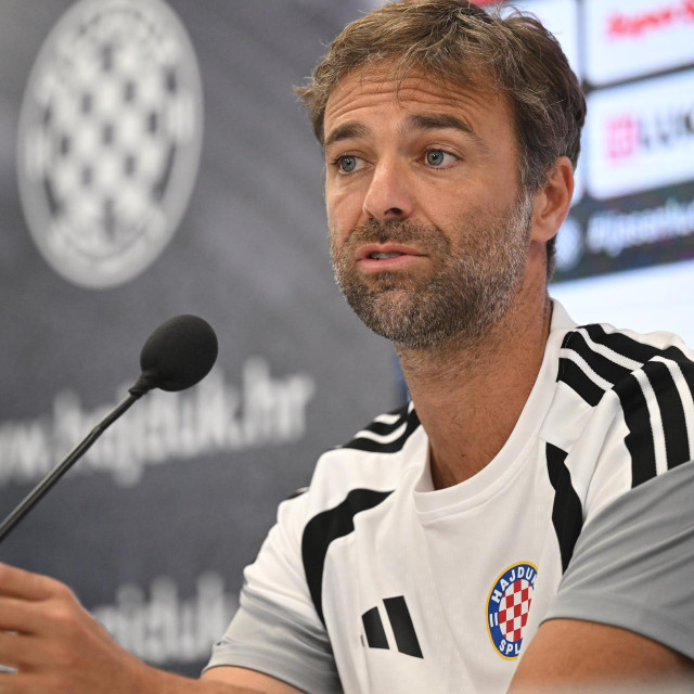 Trener Hajduka Gonzalo Garcia