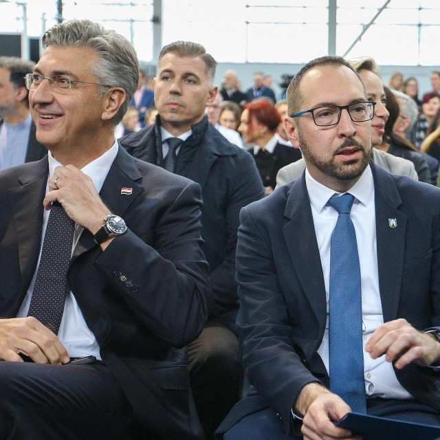 Andrej Plenković, premijer Vlade RH i Tomislav Tomašević, gradonačelnik Grada Zagreba