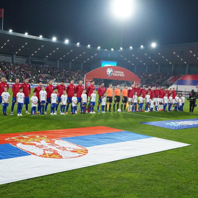 Utakmica šestog kola skupine K kvalifikacija za Svjetsko prvenstvo 2026. između Srbije i Albanije