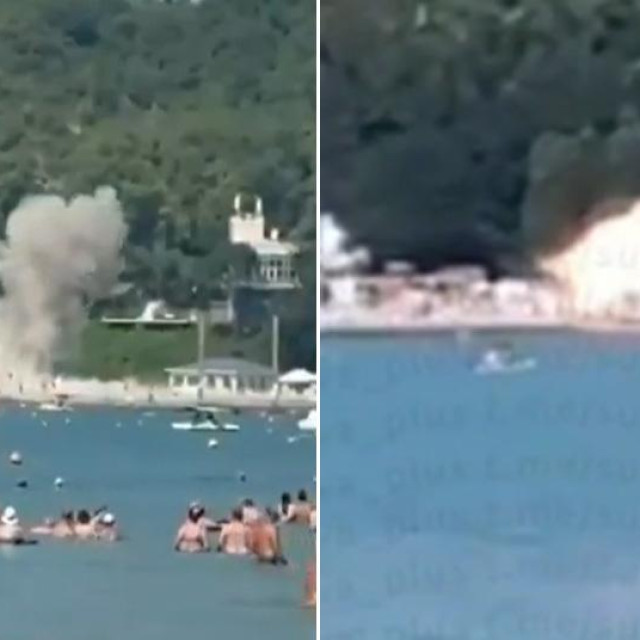 Napad dronom na plažu u Gelendžiku