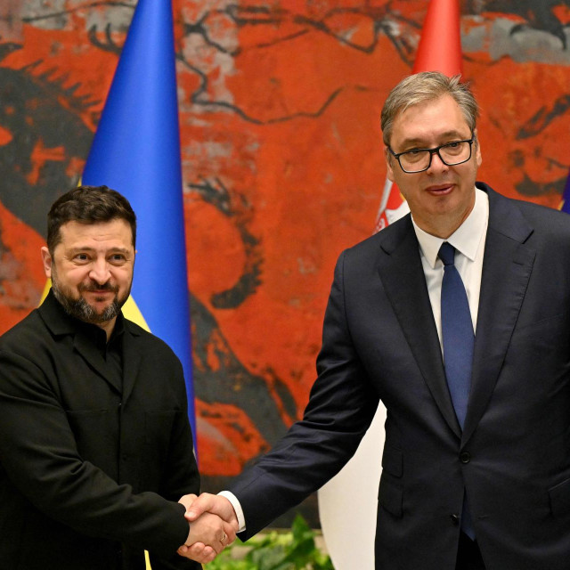 Volodimir Zelenski i Aleksandar Vučić
