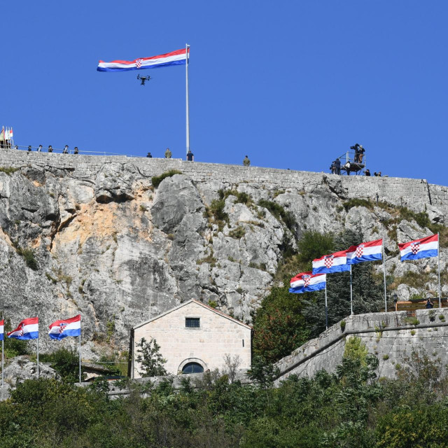 Kninska tvrđava, arhivska fotografija