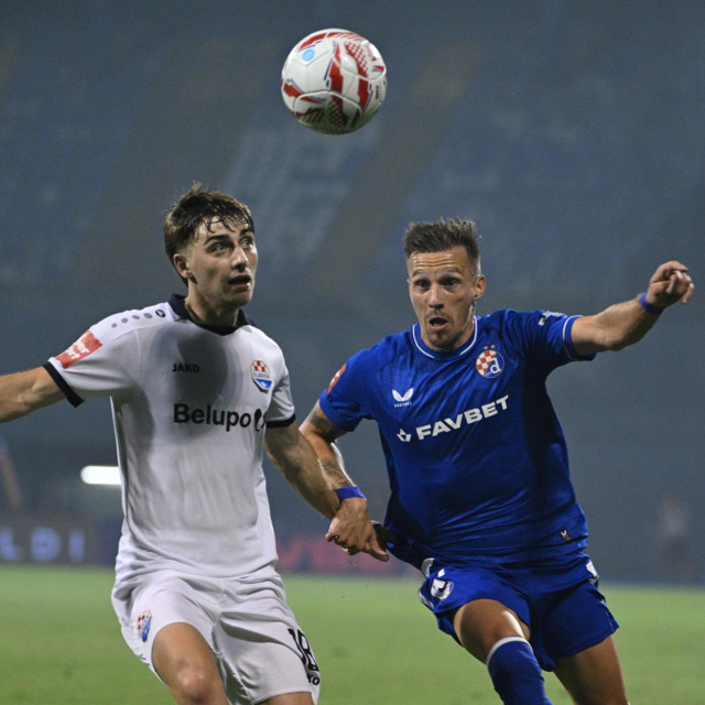 Filip Krušelj i Mislav Oršić na utakmici Dinamo - Slaven Belupo