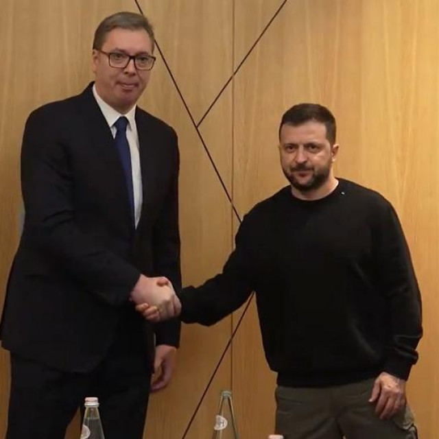 Aleksandar Vučić i Volodimir Zelenski