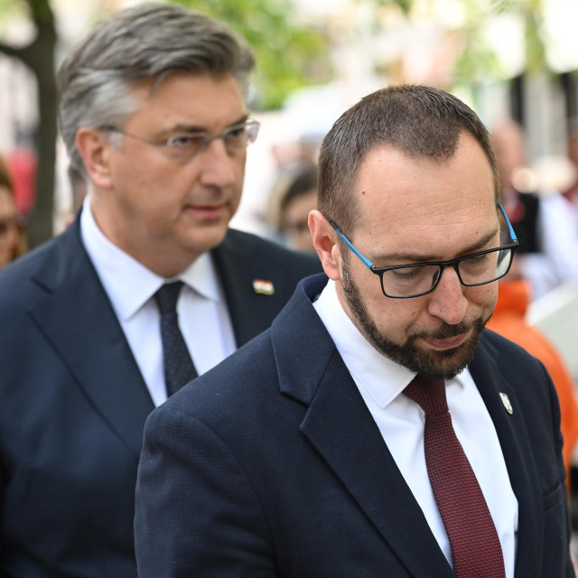 Andrej Plenković i Tomislav Tomešević