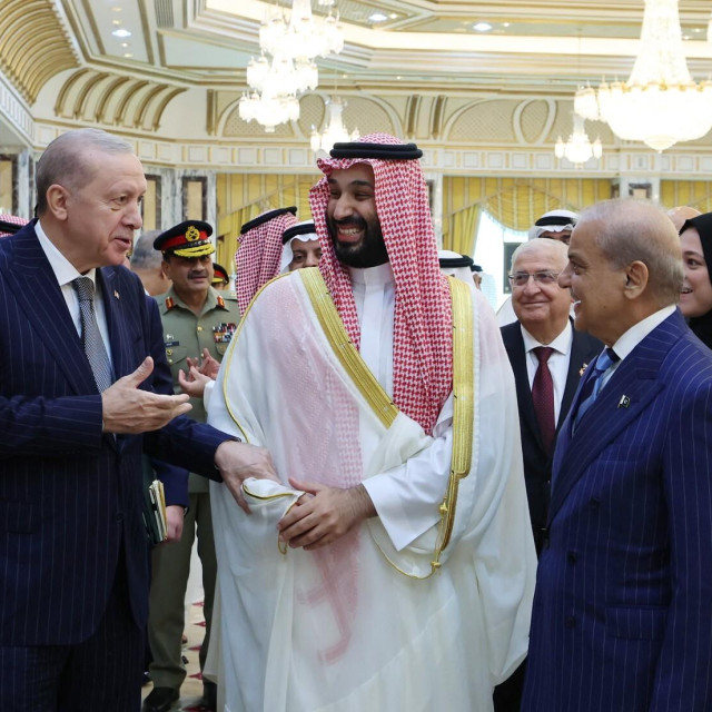 Recep Tayyip Erdogan, Mohammed bin Salman i Shehbaz Sharif