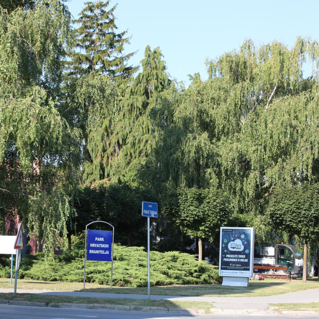 U Ulici Franje Tuđmana u Križevcima gradit će se spomen park braniteljima