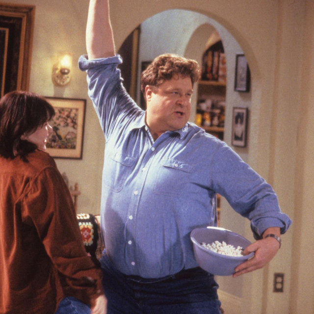Roseanne (1988-1997), Roseanne Barr i John Goodman