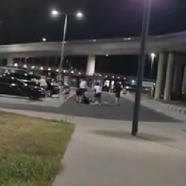 Sukob BBB-a i Torcide na parkingu Zračne luke Franjo Tuđman