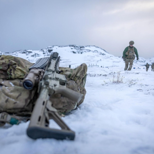 Prizori danskih vojnika na Greenlandu, arhivska fotografija