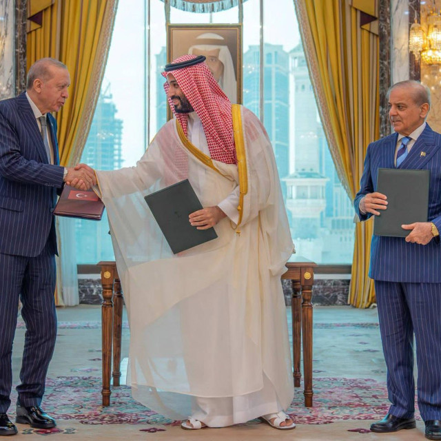 Recep Tayyip Erdogan, Mohammed bin Salman, Shehbaz Sharif