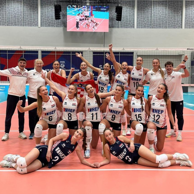 Hrvatska u17 odbojkaška reprezentacija slavila protiv Španjolske.