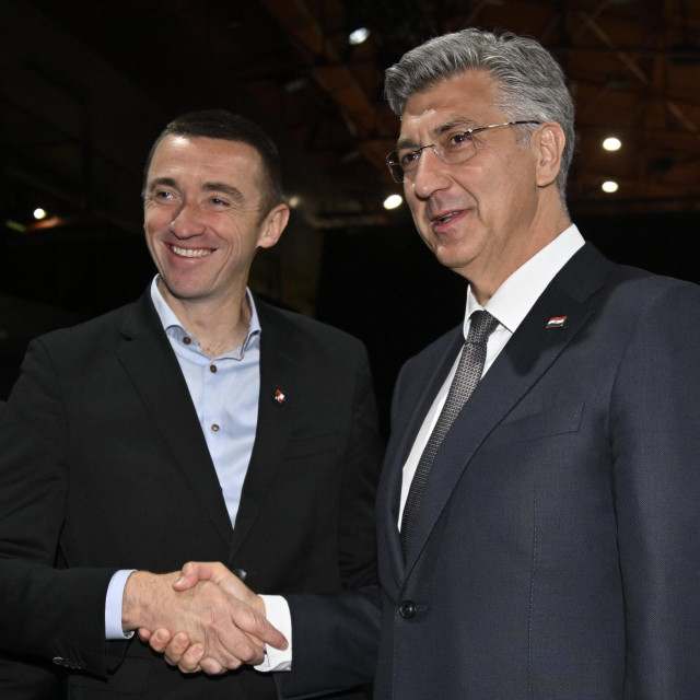 Šefovi DP-a i HDZ-a, Ivan Penava i Andrej Plenković
