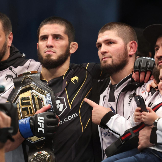Islam Mahačevi i Habib Nurmagomedov