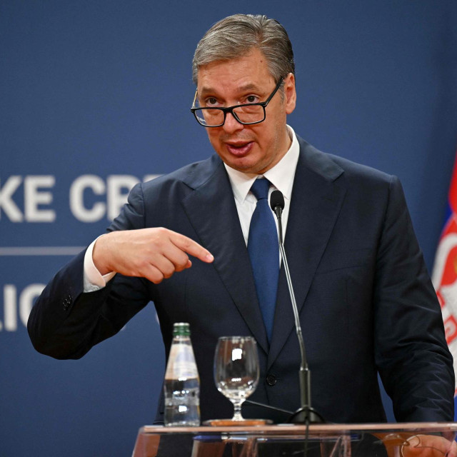 Predsjednik Srbije Aleksandar Vučić