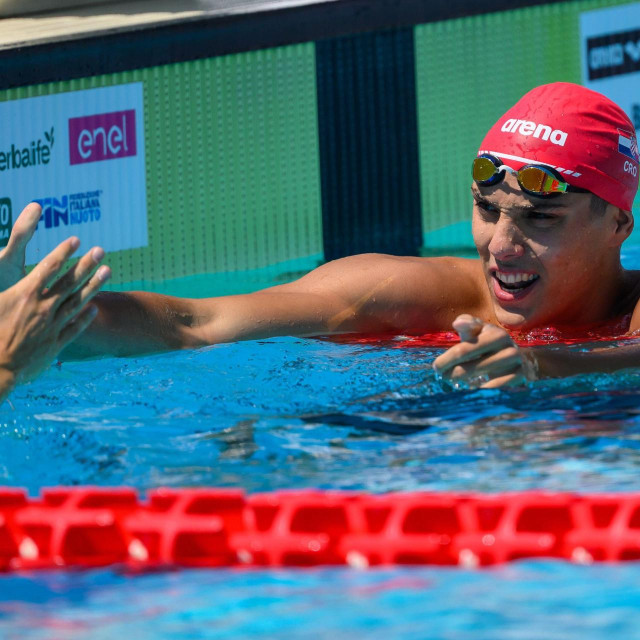 Hrvatski rekord na 100 slobodno - Jere Hribar izborio polufinale EP