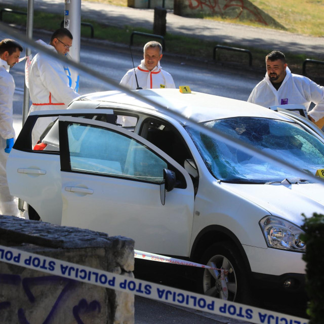Policijski očevid u Velebitskoj ulici 