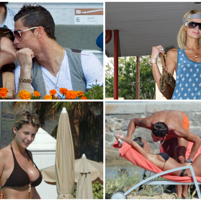 Irina Shayk, Cristiano Ronaldo, Paris Hilton, Gemma Atkinson i Nereida Gallardo