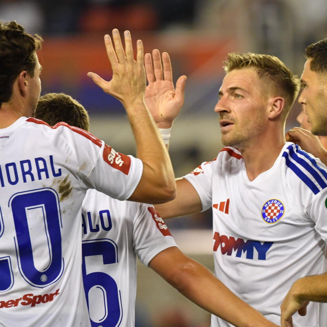 Slavlje Darija Melnjaka i igrača Hajduka