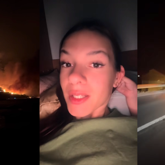 Veronika Barišić, požar u Omišu