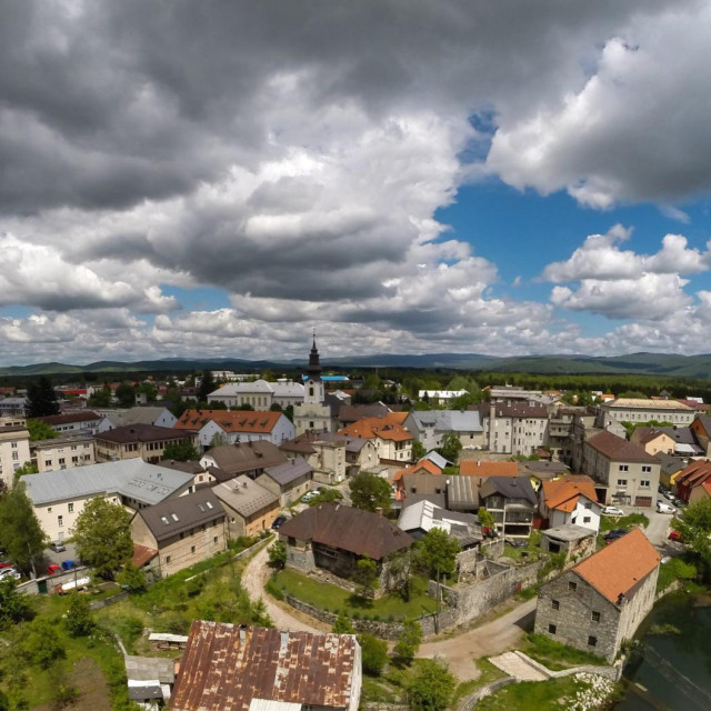 Panorama grada Gospića