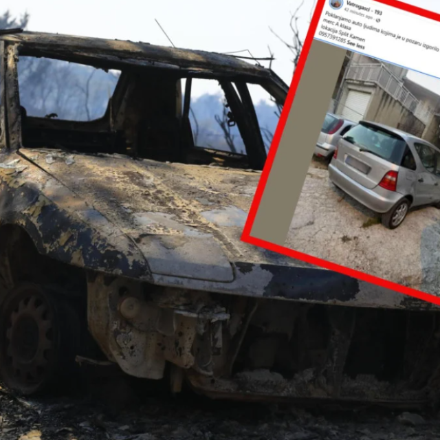 Posljedice požara; screenshot objave na Facebooku