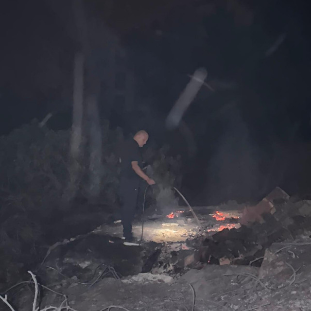 Ante Šušnjar i sam je pomogao u gašenju požara