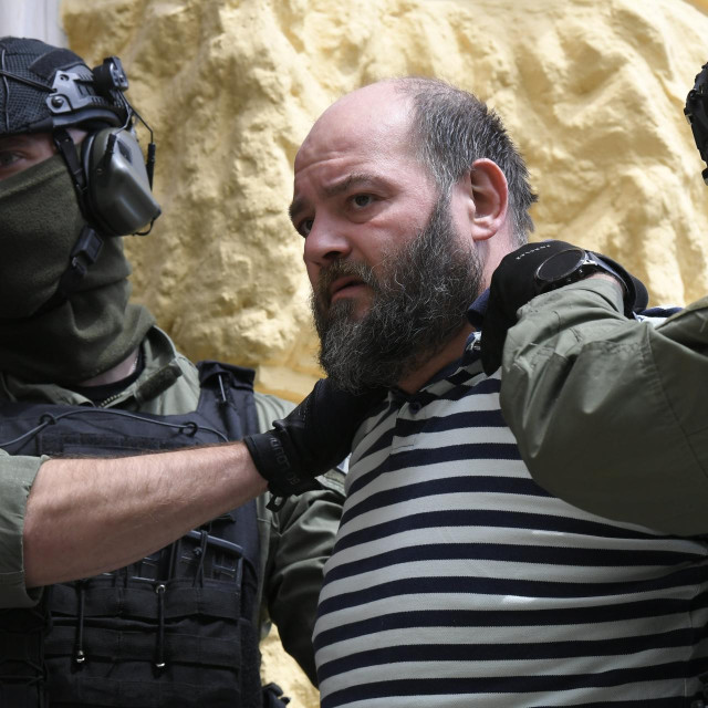 Kristijana Aleksića, osumnjičenog za ubojstvo Luke Milovca odvode iz policije u Državno odvjetništvo na ispitivanje 
 