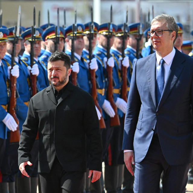 Aleksandar Vučić i Volodimir Zelenski